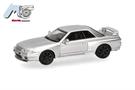 Herpa/MicroCity87 H0 Nissan Skyline GTR32, silber