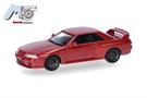 Herpa/MicroCity87 H0 Nissan Skyline GTR32, weinrot