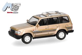 Herpa/MicroCity87 H0 Toyota Landcruiser 80, champagnergold
