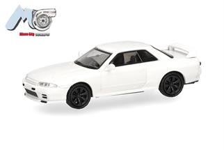 Herpa/MicroCity94 H0 Nissan Skyline GTR32, weiss