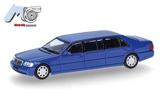 Herpa/MicroCity97 H0 MB S600 Pullmann, blau