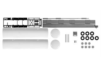 Herpa TT Tankauflieger, weiss (Inhalt: 2 Stk.)