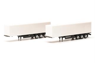 Herpa TT Teileservice: 40'-Container-Auflieger (Inhalt: 2 Stk.)