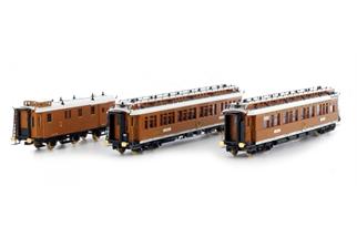 Hobbytrain H0 (AC) Orient-Express Wagen-Set 1 Ostende-Wien, 3-tlg.