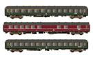Hobbytrain H0 DB Reisezugset 1 D 1213 Dortmund - Oberstdorf 1974, Ep. IV, 3-tlg.