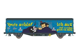 Hobbytrain H0 SBB Schiebewandwagen Hbbillns, Graffiti - Heute schlaf ich aus, Ep. VI