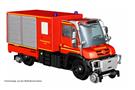 Hobbytrain H0 (Sound) Unimog Zagro Zweiwegefahrzeug, Feuerwehr, Ep. VI