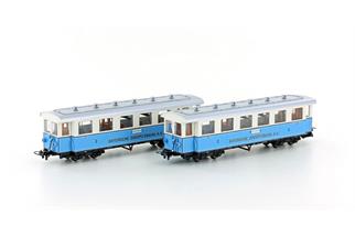 Hobbytrain H0e Zugspitzbahn Ergänzungswagen-Set, 2-tlg.