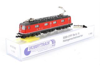 Hobbytrain H10160 N SBB Elektrolok Re 6/6 11619, rot (OCC)