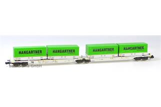 Hobbytrain N AAE Containertragwagen Sggmrs Hangartner