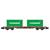 Hobbytrain N DB AG Containertragwagen Sgjkkmms 699, Evergreen, Ep. VI