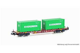 Hobbytrain N DB AG Containertragwagen Sgjkkmms 699, Evergreen, Ep. VI