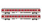 Hobbytrain N DB AG Liegewagen-Set Bocmh 244, DB Autozug, Ep. V, 2-tlg.