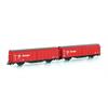 Hobbytrain N DB AG Schiebewandwagen-Set Hbbillns 305, DB Cargo, Ep. V, 2-tlg.