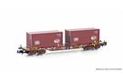 Hobbytrain N DB Containertragwagen Sgjkkmms 699, DB/TFG, Ep. IV