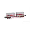 Hobbytrain N DB Containertragwagen Sgjkkmms 699, DB/TFG, Ep. IV