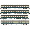 Hobbytrain N DB Reisezug-Wagenset 1 Turnus Ferienzug, Ep. IV, 4-tlg.