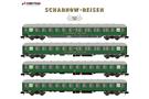 Hobbytrain N DB Reisezugwagen-Set 1 Scharnow, Ep. IIIb, 4-tlg.