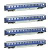 Hobbytrain N DB Reisezugwagen-Set 1 Touropa, Ep. IIIb, 4-tlg.