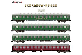 Hobbytrain N DB Reisezugwagen-Set 2 Scharnow, Ep. IIIb, 4-tlg.