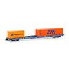 Hobbytrain N Ermewa Containertragwagen Sggnss 80', Hapag-Lloyd/ZIH, Ep. VI