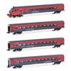 Hobbytrain N ÖBB Reisezugwagen-Grundset Railjet, Ep. VI, 4-tlg.