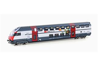 Hobbytrain N SBB Doppelstock-Steuerwagen IC2000 Bt, 2. Klasse, Ep. VI