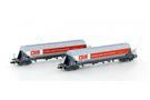 Hobbytrain N SBB Getreidesilowagen-Set Tagnpps, Schweizer Zucker, Ep. VI, 2-tlg.