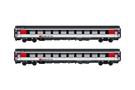 Hobbytrain N SBB Reisezugwagen-Set UIC-Z1 Bpm, schwarz/weiss/rot, Ep. V-VI, 2-tlg.