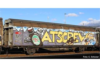 Hobbytrain N SBB Schiebewandwagen Hbbillns, Graffiti - ATSCREW, Ep. VI