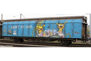 Hobbytrain N SBB Schiebewandwagen Hbbillns, Graffiti - Zukunft ist Luxus, Ep. VI