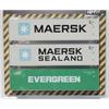 Igra Model H0 40' Container-Set 2 MAERSK/MAERSK SEELAND/EVERGREEN, 3-tlg.