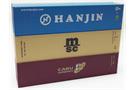 Igra Model H0 40' Container-Set 8 HANJIN/msc/CARU containers, 3-tlg.