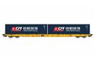 Igra Model H0 Clip Containertragwagen Sggnss China Railway Express