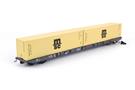 Igra Model H0 Ermewa Containertragwagen Sggnss, MSC