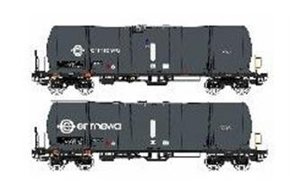 Igra Model H0 Ermewa Kesselwagen-Set Zacns 88, weiss, 2-tlg.