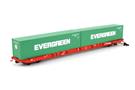 Igra Model H0 NACCO Containertragwagen Sggnss, Evergreen