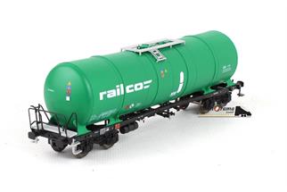 Igra Model H0 Railco Kesselwagen Zacns 88, grün, Ep. VI