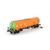Igra Model H0 Wascosa Kesselwagen Zans 98, green tank car, Ep. VI