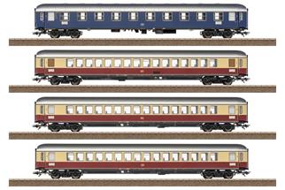 (INS) Trix H0 (DC) DB Reisezug-Wagenset 1 Schnellverkehr IVA, Ep. III, 4-tlg. (Club)