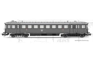 Jägerndorfer H0 (DC Sound) DRB Dieseltriebwagen VT 923, Ep. II