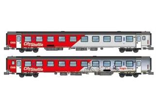 Jägerndorfer N ÖBB Inlandsreisezugwagen-Set, CityShuttle, Ep. VI, 2-tlg.