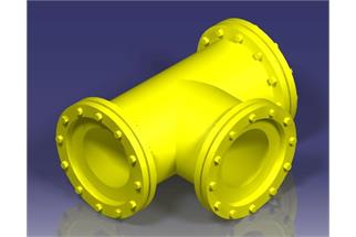 Joswood 3D-Druck T-Abzweig 90° Ø 3.1 mm