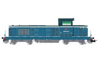 Jouef H0 (DC) SNCF Diesellok BB 666442, blau, Ep. VI