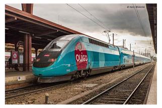 Jouef H0 (DC Sound) SNCF Elektrotriebzug TGV Duplex, OuiGo, Ep. VI, 4-tlg.