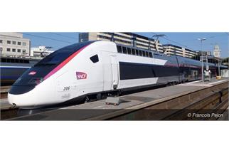 Jouef H0 (DC Sound) SNCF TGV Duplex-Grundset, Carmillon, Ep. VI, 4-tlg.