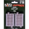 Kato H0 Unitrack S60 Gleis gerade 60 mm (Inhalt: 4 Stk.) [2-105]