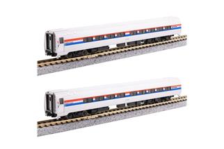 Kato N Amtrak Reisezugwagen-Set Amfleet II, Phase III, 2-tlg.