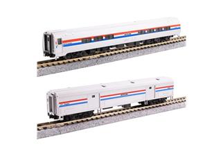 Kato N Amtrak Reisezugwagen-Set Amfleet II, Phase III, 2-tlg.