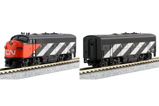 Kato N CN Diesellok-Set EMD F7 A+B-Unit, Transcontinental, 2-tlg.